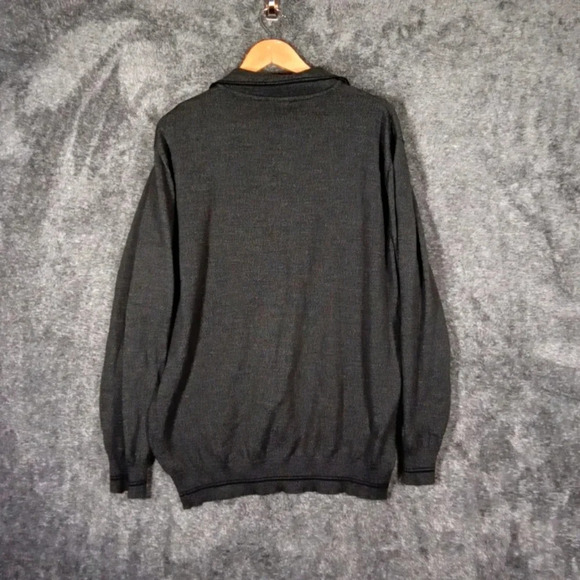 I levrieri made in Italy 100% extra fine Marino wool men's sweater XXLARGE - Picture 2 of 5